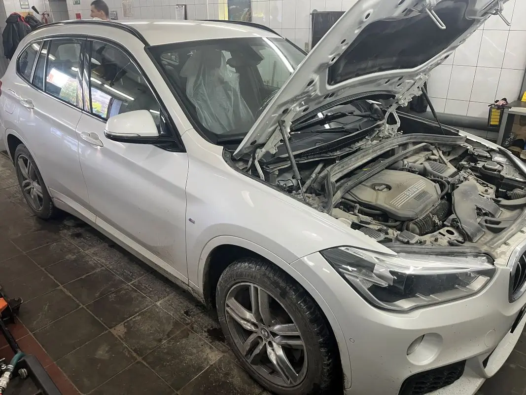 Приехал на замену передних амортизаторов X1, Кузов F48.